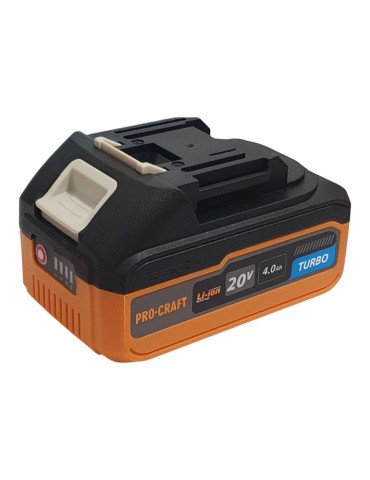 Аккумуляторная батарея PRO-CRAFT turbo 20 вольт 4Ач Li-ion