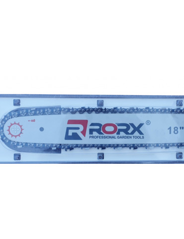 Комплект шина RORX 18" 45см 325 72зв. паз 1.5мм + цепь 72зв. 2шт.