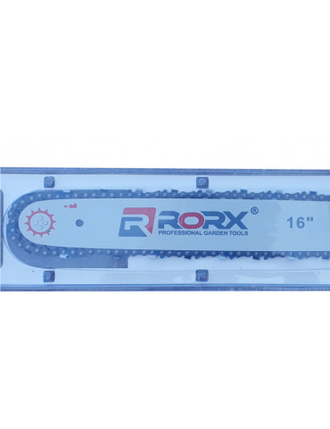 Комплект шина RORX 16" 40см 3/8 57зв. паз 1.3мм + цепь 57зв. 2шт