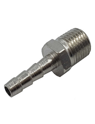 Переходник с наружной резьбой 1/4" на шланг 6мм