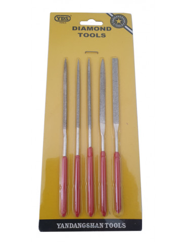 Набор алмазных надфилей YDS TOOLS 5 шт. 