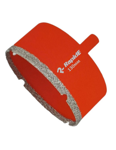 Алмазная коронка по керамограниту 130мм Rapide Red Point EVO красная на дрель