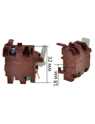 Кнопка на болгарку Bosch GWS 7-125 / GWS 8-125 / GWS 10-125 / GWS 14-125