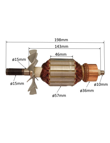 Якорь для торцовочной пилы Kraissmann 2300 GS 255